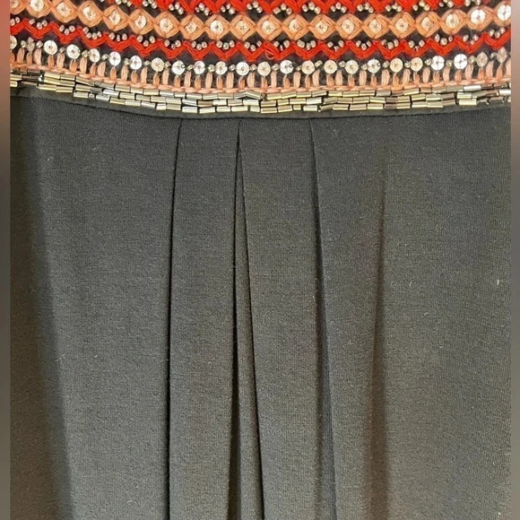 Monsoon Breaded Plus Size Women’s Maxi Dress Boho Tie Waisted Black - Picture 9 of 14